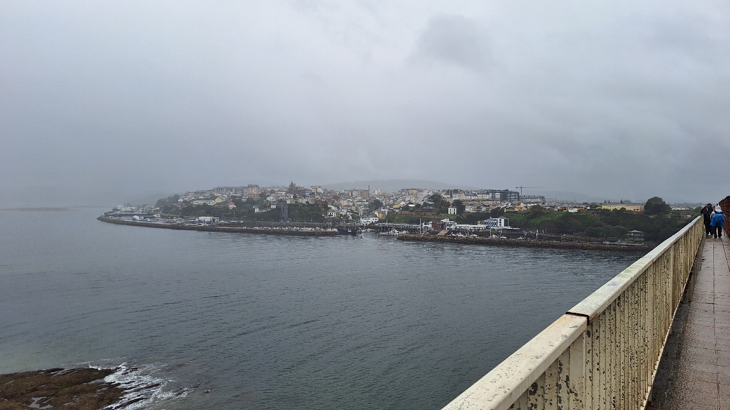 Camino del Norte, átléptünk Asztúriából Galiciába a Ponte dos Santos hídon keresztül