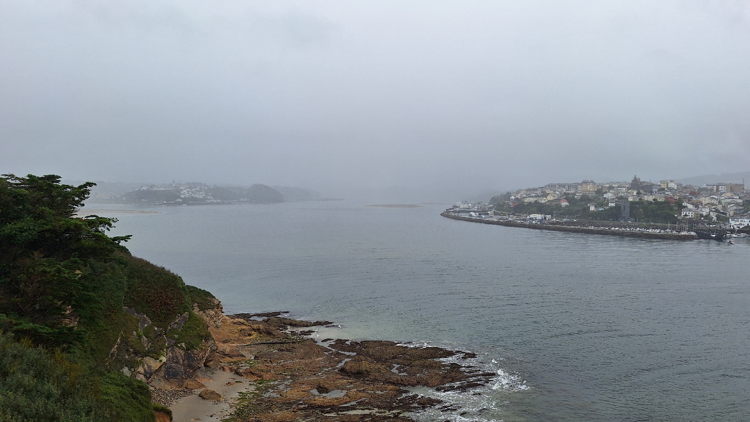 Camino del Norte, átléptünk Asztúriából Galiciába a Ponte dos Santos hídon keresztül