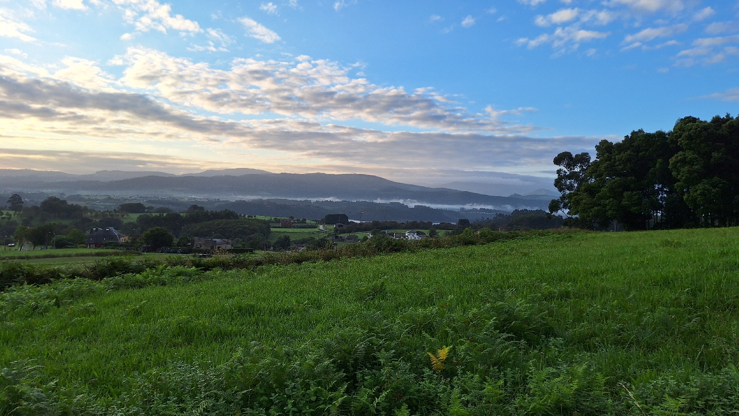 Camino del Norte, a reggeli táj