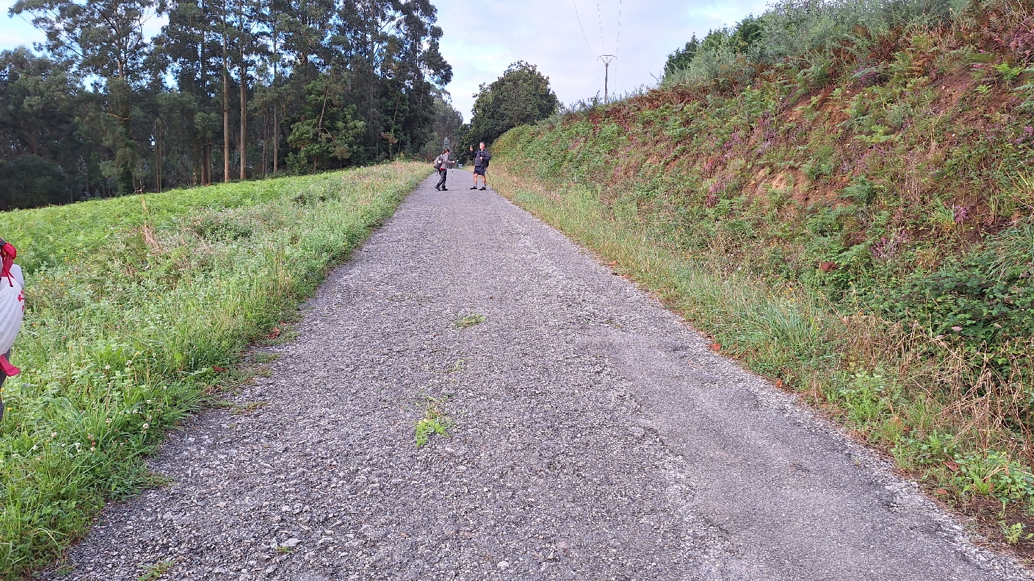Camino del Norte, aszfaltút és egy meredek emelkedő