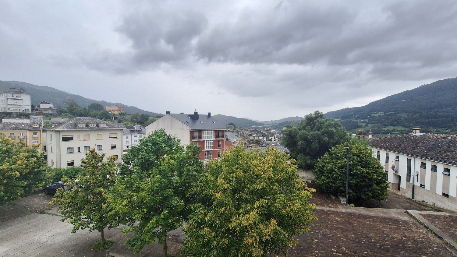 Camino del Norte, Mondoñedo, kilátás az albergue ablakából