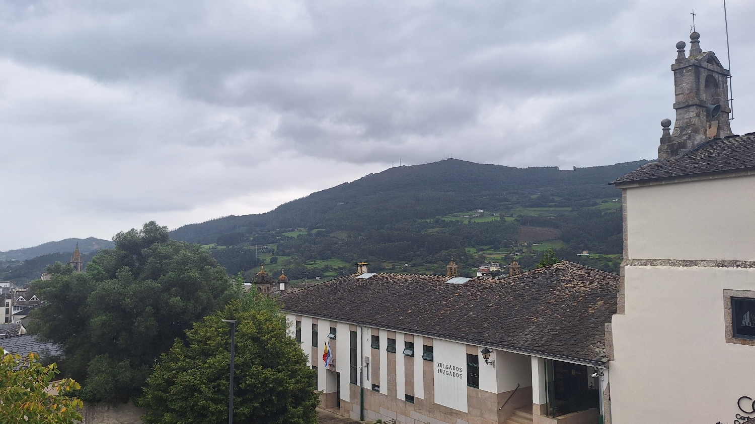 Camino del Norte, Mondoñedo, kilátás az albergue ablakából