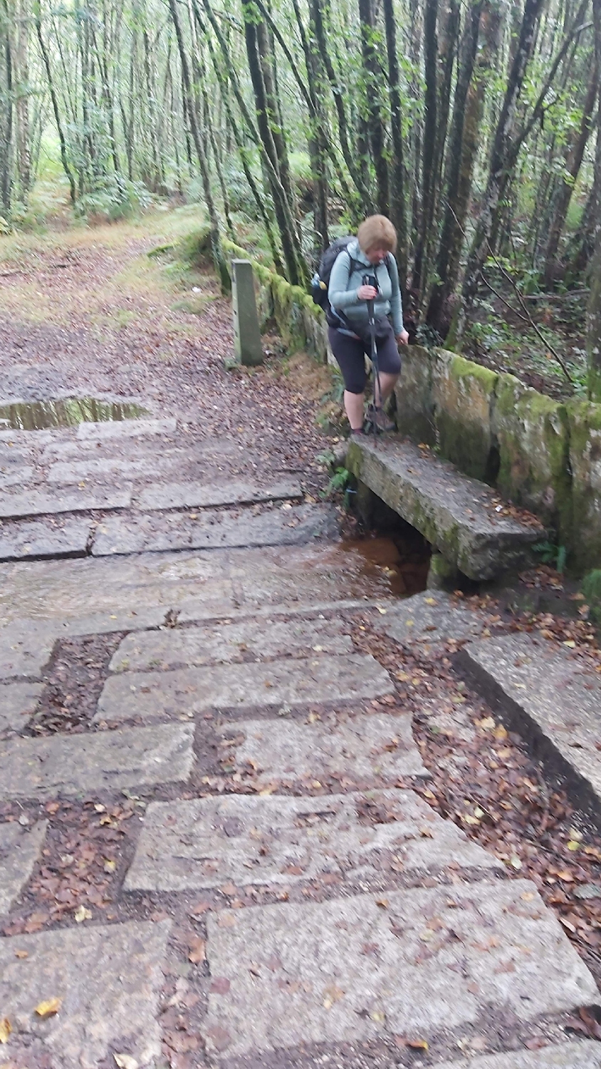 Camino del Norte, átkelés a vízátfolyáson