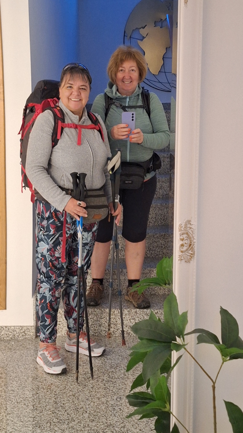Camino del Norte, közös kép a tükörben