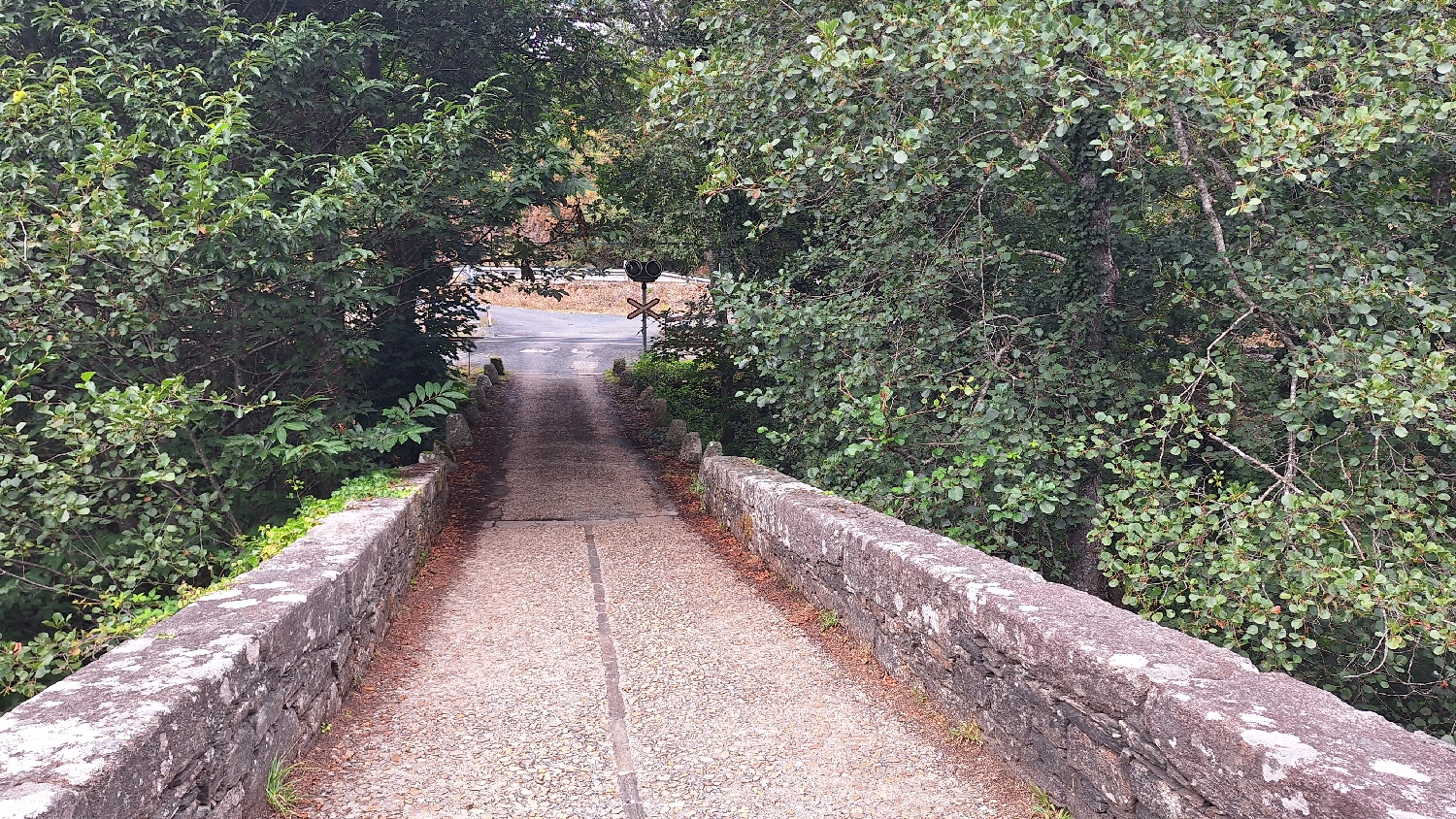 Camino del Norte, a hídról visszapillantva az országút felé