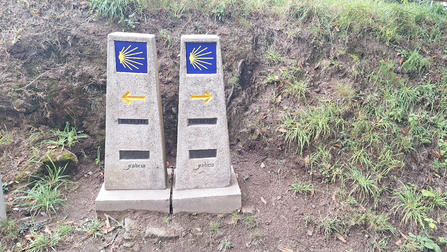 Camino del Norte, útelágazás, mi jobbra megyünk