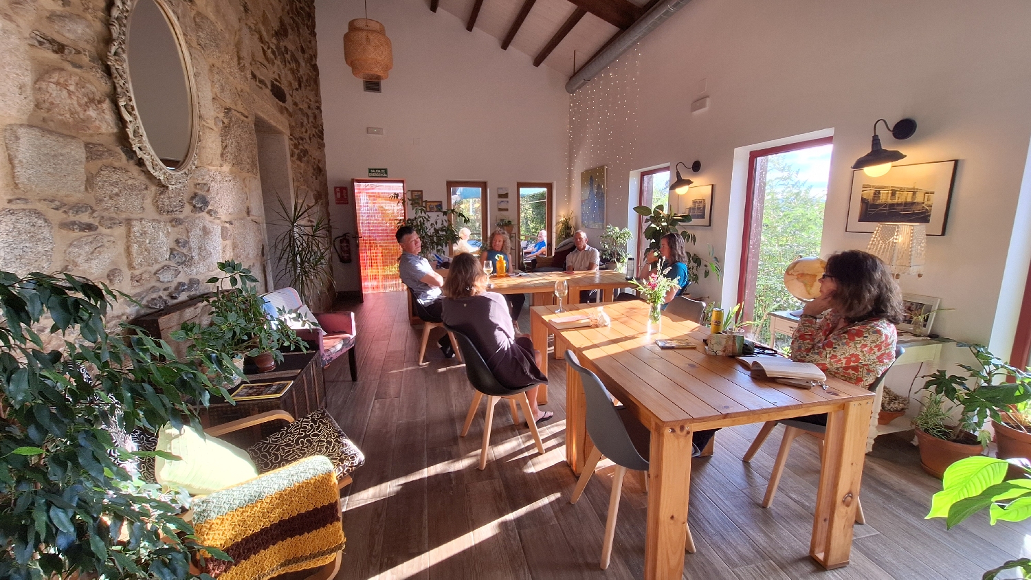 Camino del Norte, A Pobre de Parga, Parga Natura Alojamiento, a társalgó