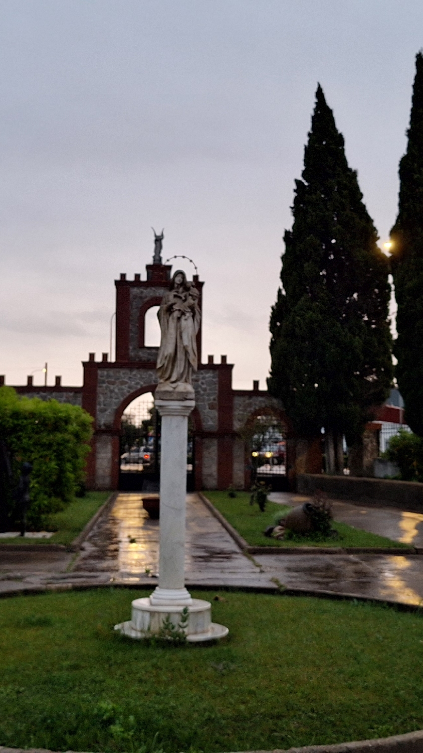 Vía de la Plata, Alcuéscar, a szállás kertje