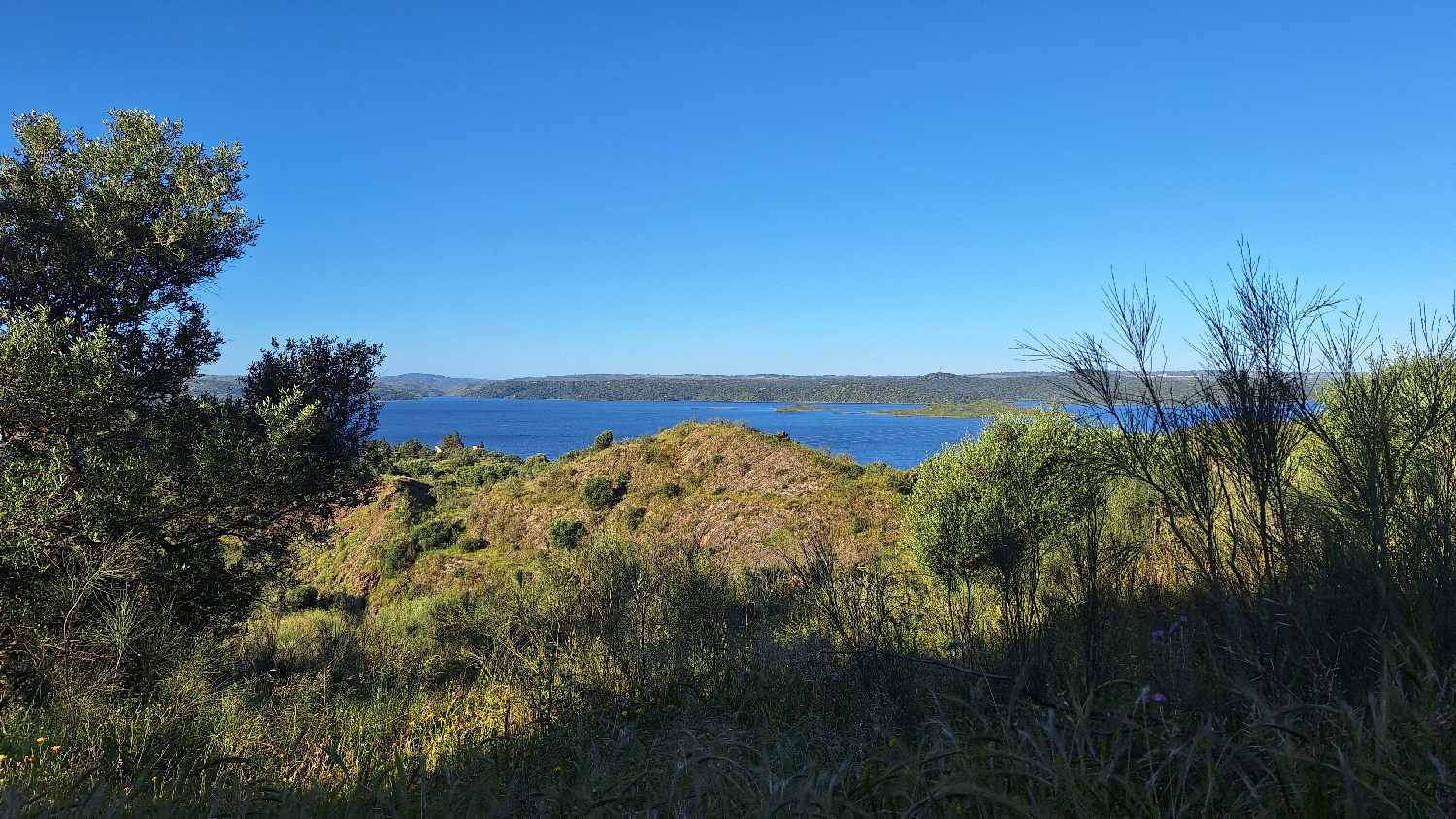 Vía de la Plata, az Embalse de Alcántara, vagyis a víztározó