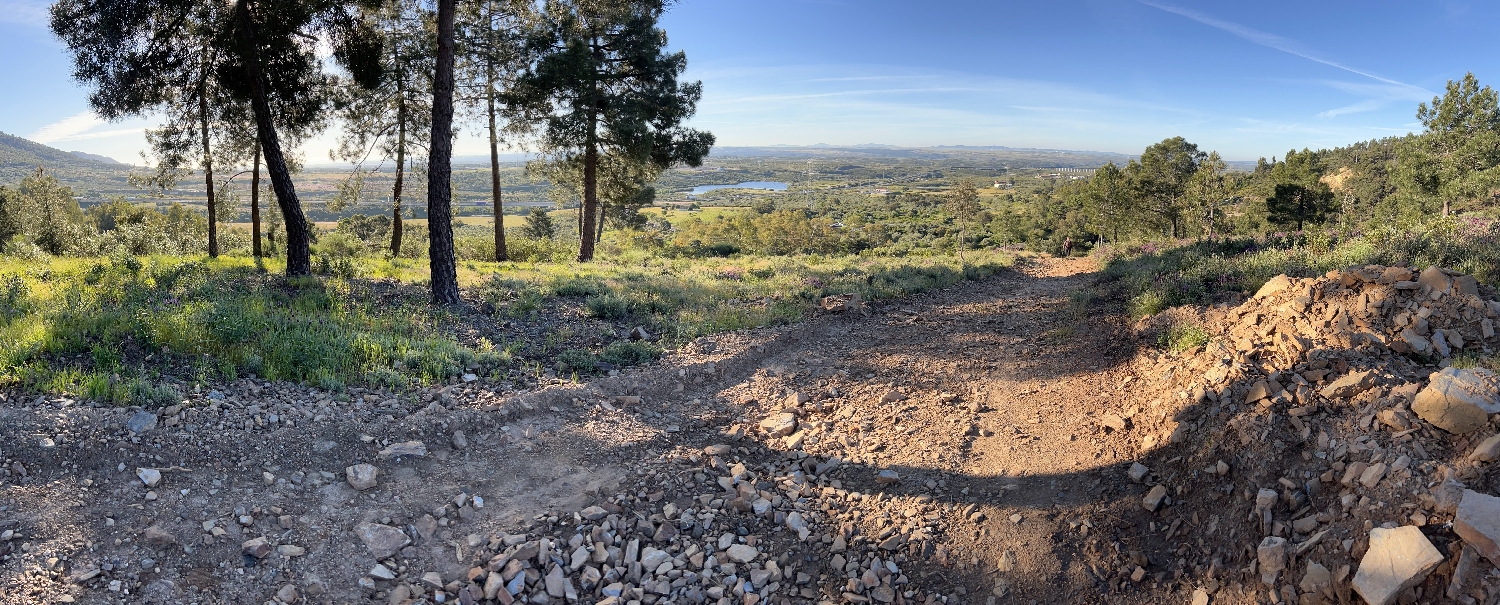 Vía de la Plata, kilátás a hegytetőről