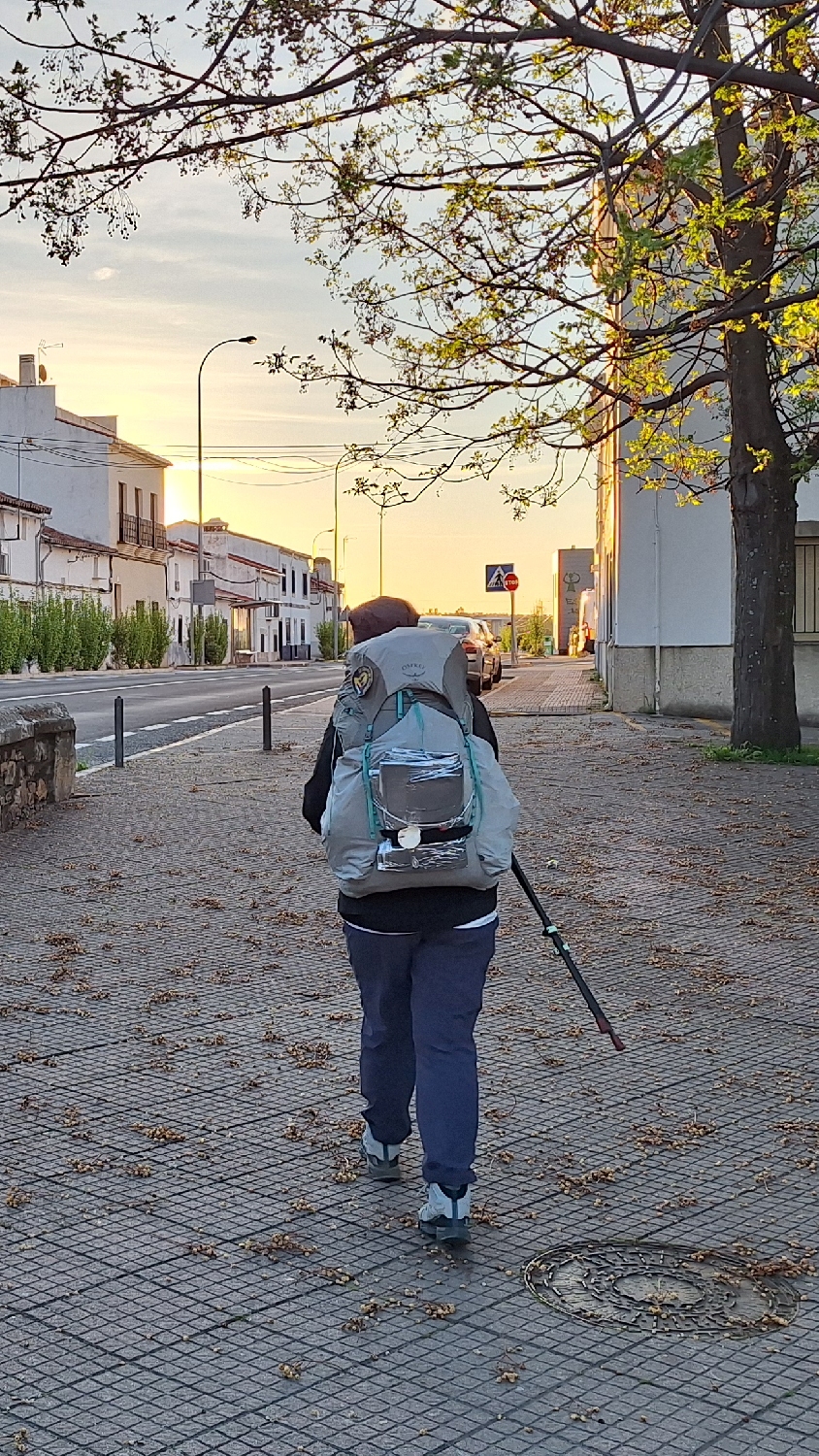 Vía de la Plata, Cañaveral reggel