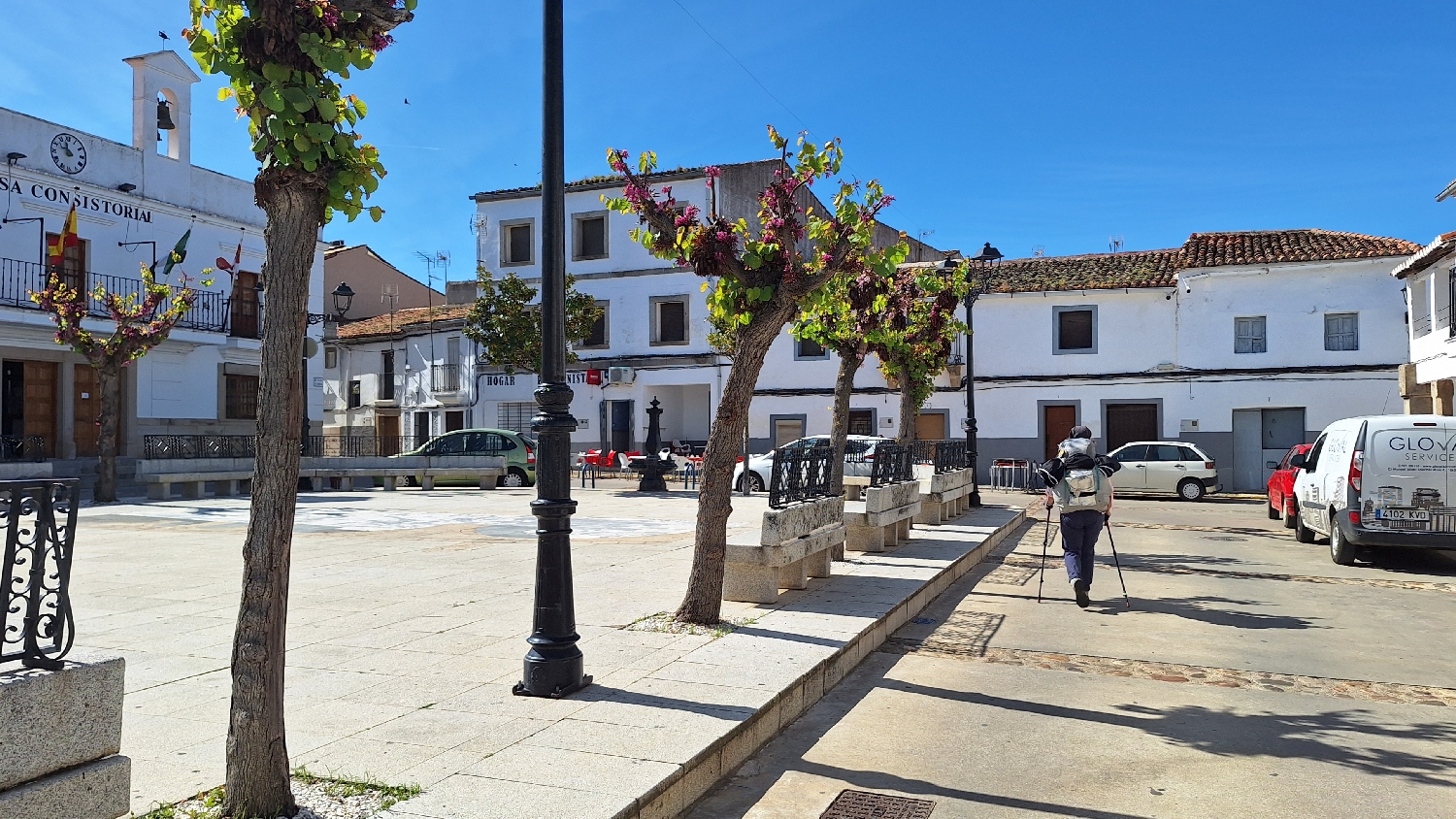 Vía de la Plata, Galisteo, a Plaza de España