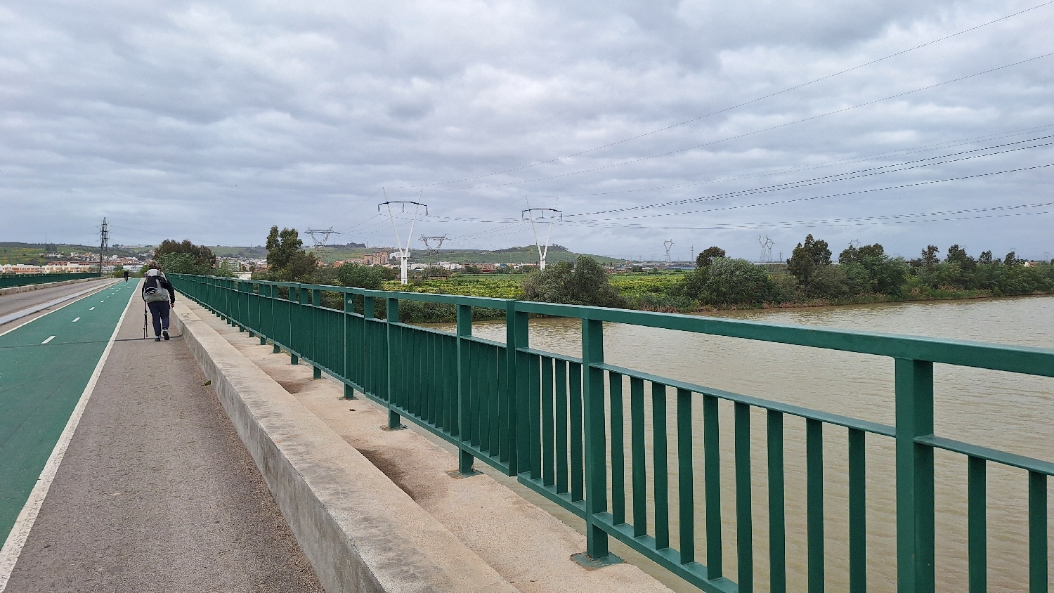 Vía de la Plata, Sevilla, a Puente de la Señorita biciklis és gyalogos híd