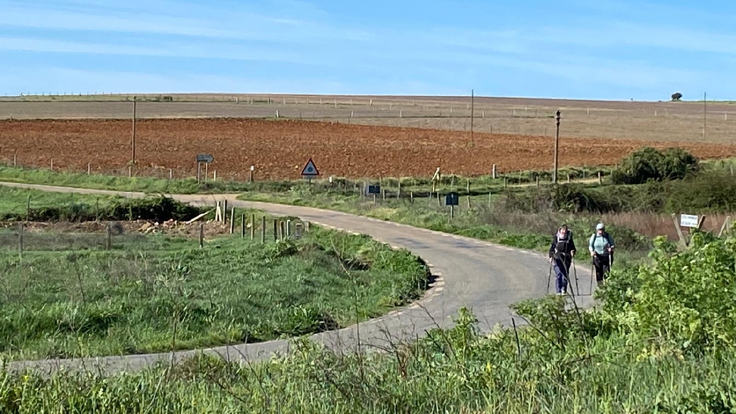 Vía de la Plata, Rózsával együtt a kanyarban