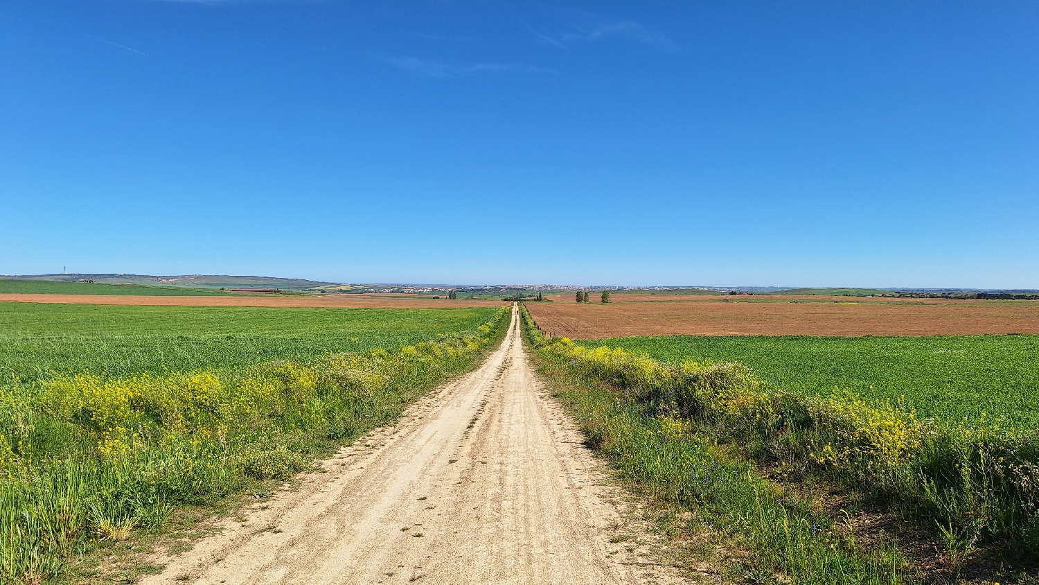 Vía de la Plata, széles földút