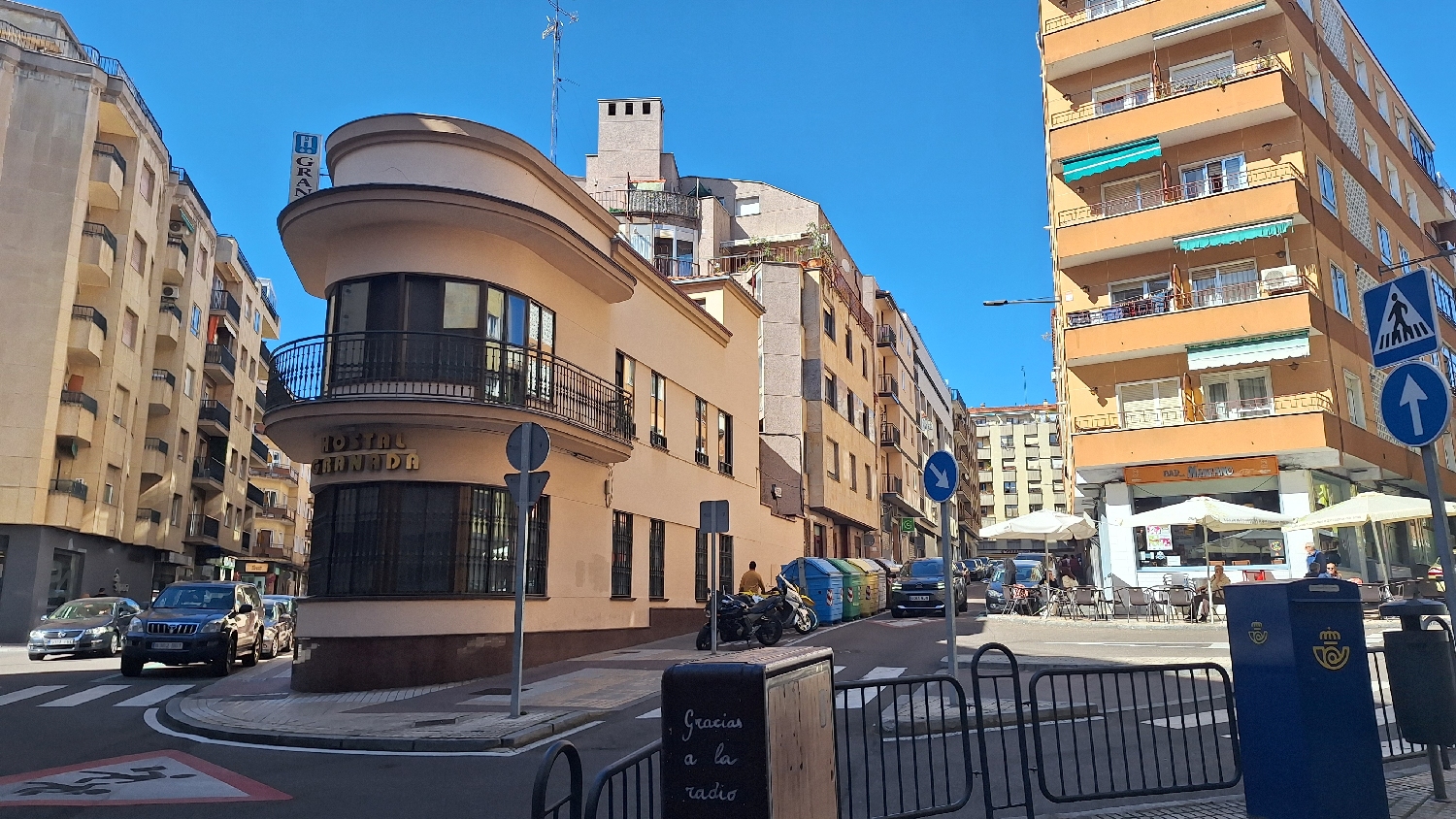 Vía de la Plata, Salamanca, Hostal Granada, a szállásunk