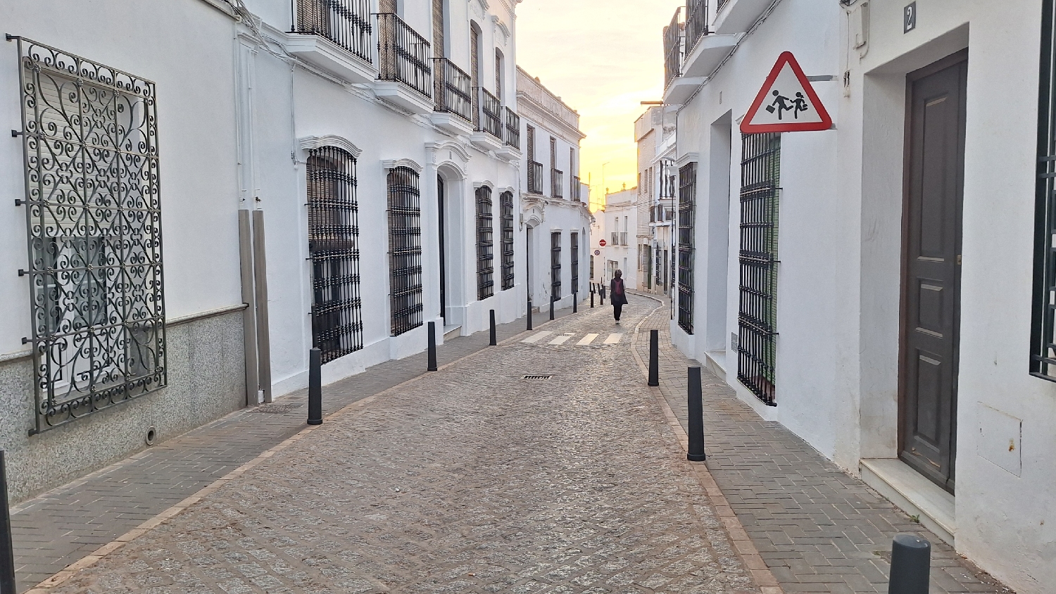 Vía de la Plata, Villafranca de los Barros, egy szűk utcácska