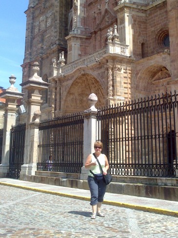 El Camino, Astorga, jómagam a katedrális előtt