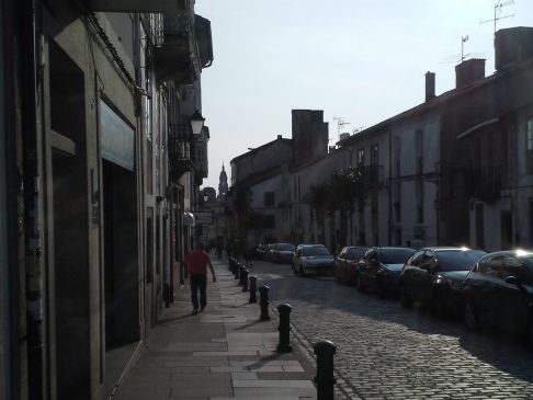 El Camino, Santiago de Compostela, ... és ott van a torony! :-)
