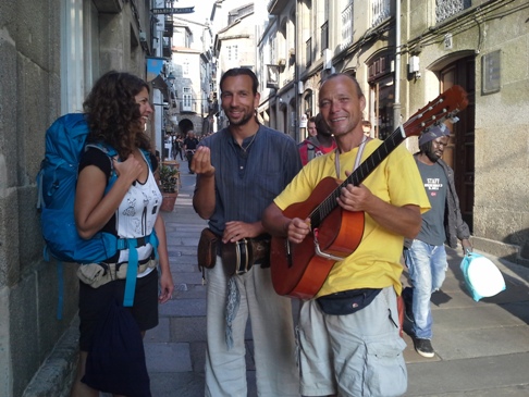 El Camino, Santiago de Compostela, a SebtibenD fogadott minket Santiagóban! :-)