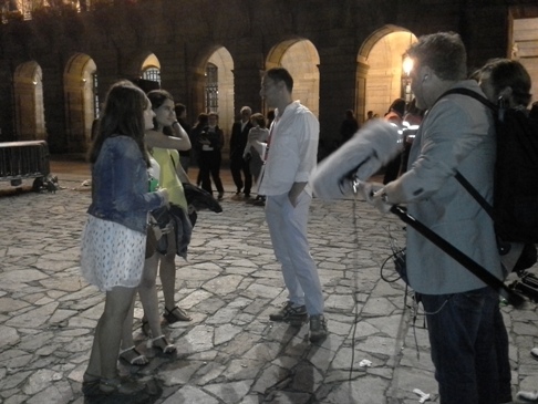El Camino, fiesta Santiago de Compostelában, azaz Festo Apostolo 2014. Ez nem vicc, a National Geographic stábja velünk akart interjút készíteni, de nem vállaltuk...