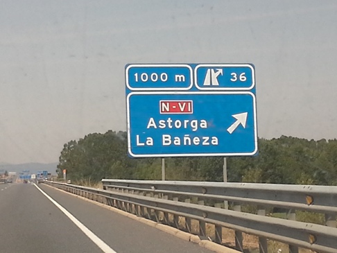 El Camino hospitalera, Astorga felé haladunk