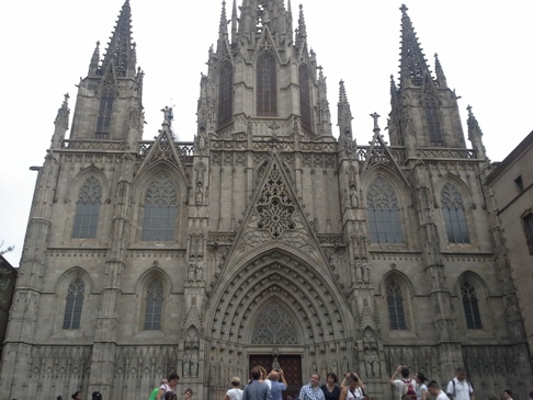 Barcelona katedrális.