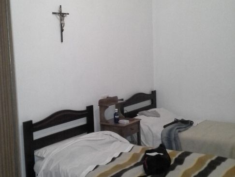 Santiago de Compostela, egyházi kollégium, az egyszerű, de tiszta szobánk