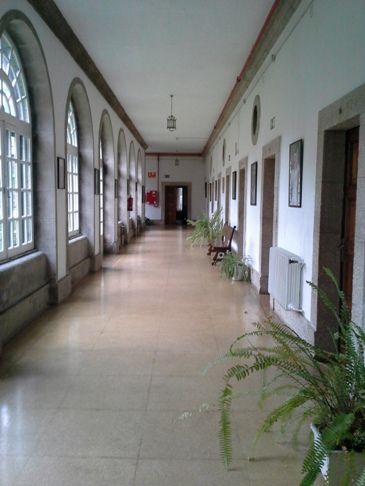 Santiago de Compostela, egyházi kollégium, folyosó