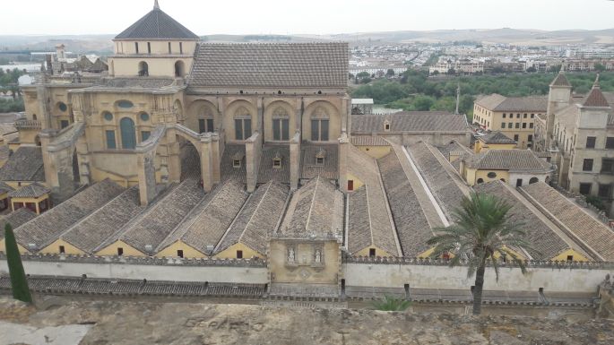 Andalúz körutazás, Córdoba, Nagymecset-Katedrális, a harangtoronyból fotózva