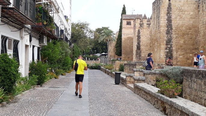 Andalúz körutazás, Córdoba, a zsidó negyed városfala