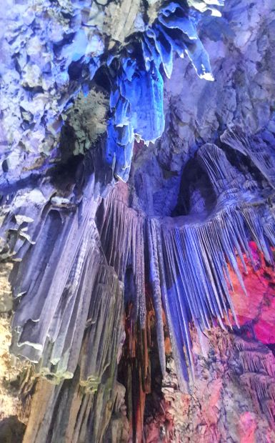 Andalúz körút, Gibraltár, Saint Michael cseppkőbarlang