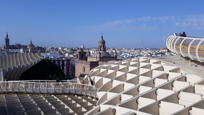 Andalúz körutazás, Sevilla, Metropol Parasol kilátó