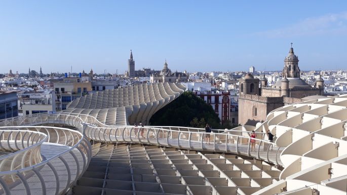 Andalúz körutazás, Sevilla, Metropol Parasol kilátó