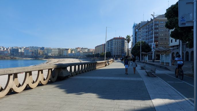 Camino Inglés - A Coruña parti sétány