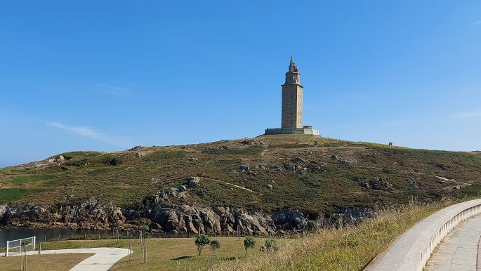 Camino Inglés - A Coruña, úton a Hercules torony felé