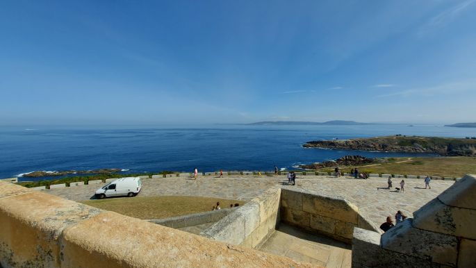 Camino Inglés - A Coruña, kilátás a Hercules torony felől