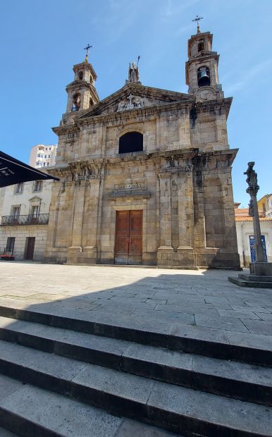 Camino Inglés - A Coruña, a San Nicolas templom