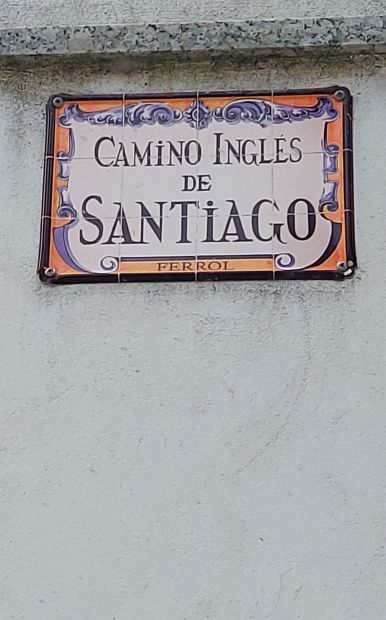 Camino Inglés, Ferrol, csodaszép azulejo