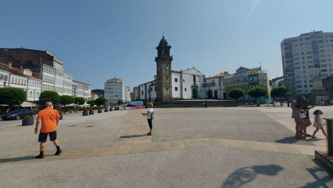 Camino Inglés, Angol út, Betanzos, főtér