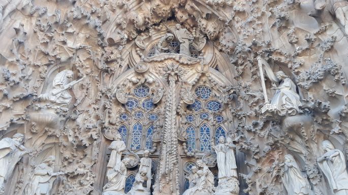Barcelona, Sagrada Família, a Nativity homlokzat