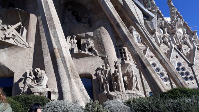 Barcelona, Sagrada Família, a Passion homlokzat
