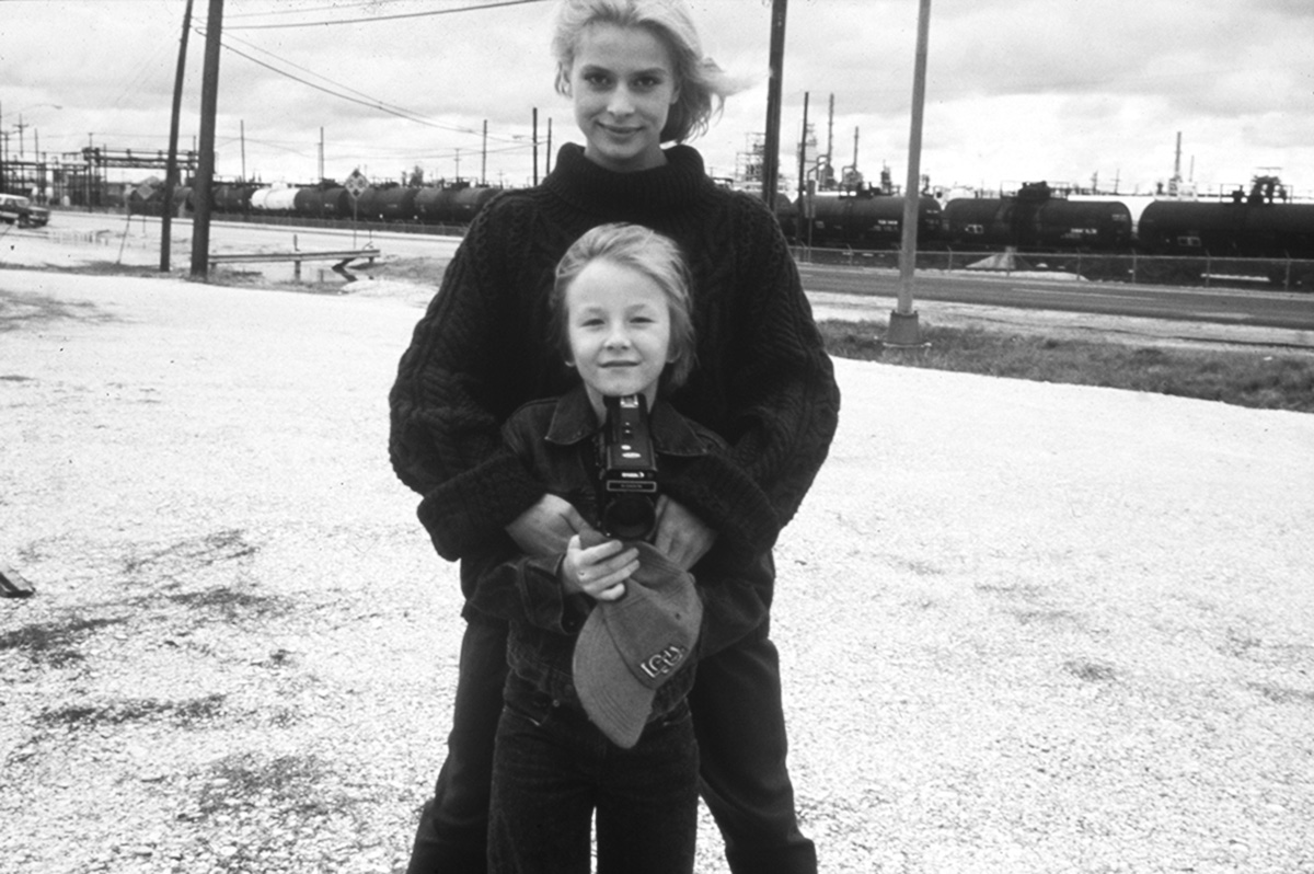 Nastassja Kinski and Hunter Carson during the shooting of<br />Paris, Texas (West Germany/France 1983/84) by Wim Wenders<br />© Wim Wenders Stiftung 2014