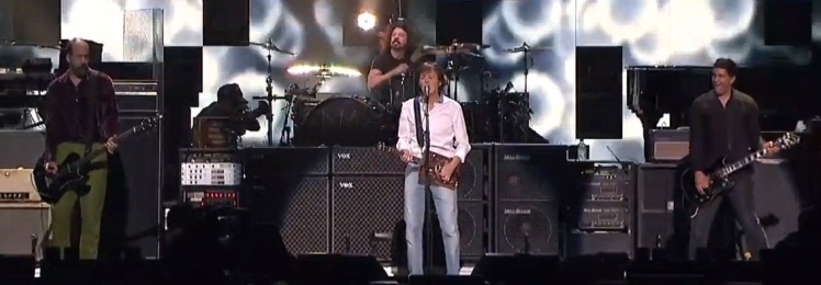 Paul McCartney, Dave Grohl, Krist Novoselic & Pat Smear: Cut Me Some - Cut Me Some Slack Paul Mccartney Dave Grohl