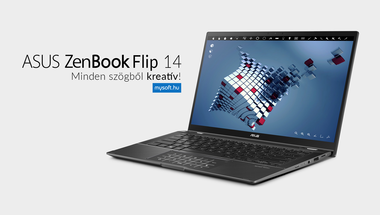 Asus ZenBook Flip 14  - Minden szögből kreatív!