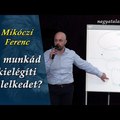 Mikóczi Ferenc: A munkád kielégíti a lelkedet?