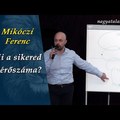 Mikóczi Ferenc: Mi a sikered mérőszáma?