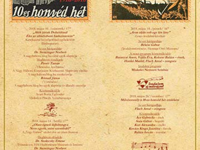10-es honvéd hét