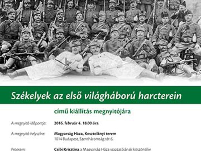 Székelyek az első világháború harcterein
