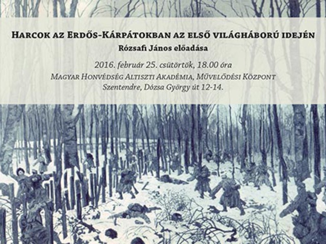Harcok az Erdős-Kárpátokban az I. világháború idején